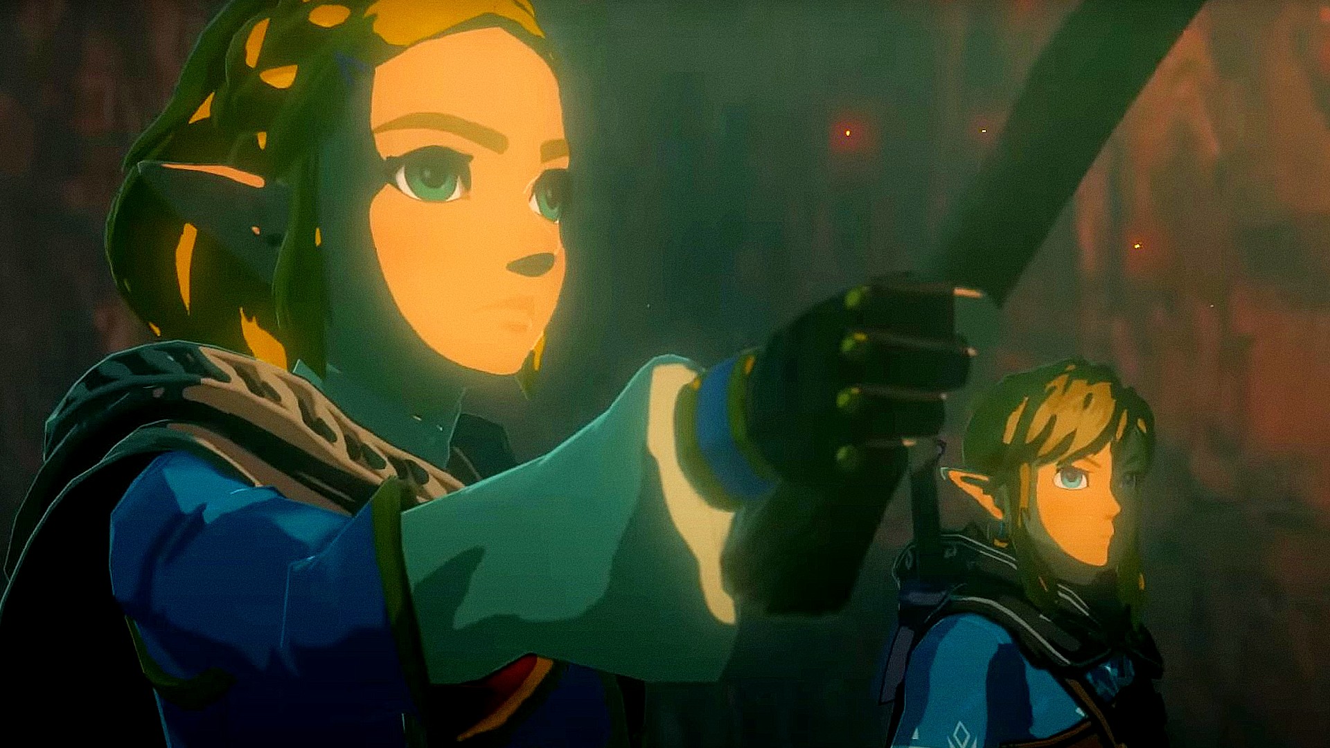 The Legend Of Zelda Tears Of The Kingdom Zelda Playable Teaser Duo